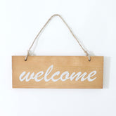 Kuber Industries Door Decor Panel|Wall Hanging Wooden Frame Board (Light Brown)